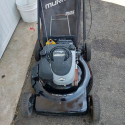 Rear bag best sale lawn mower