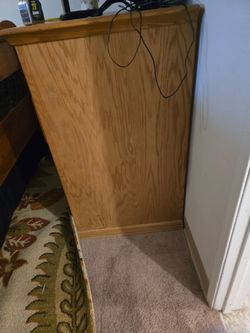 Solid wood dresser