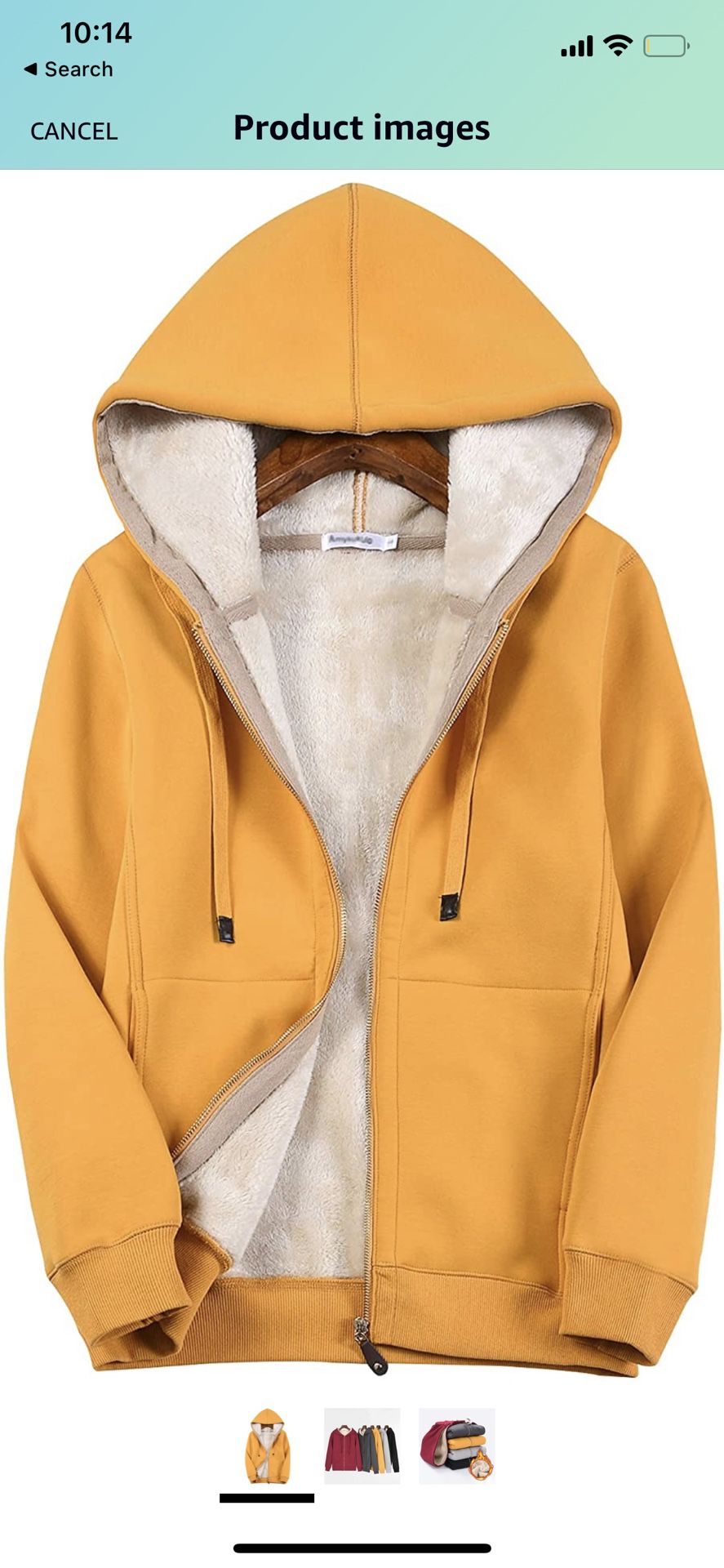 New And Never Worn Fleece Hoodie Jacket