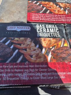Gas Grill Ceramic Briquettes