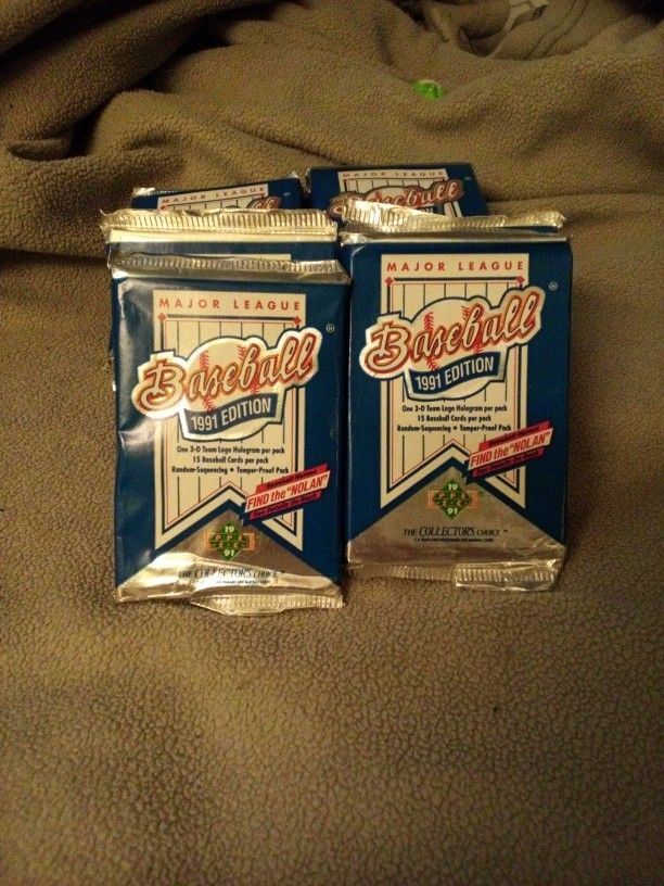 1991 Upper Deck Baseball Cards Sealed Packs