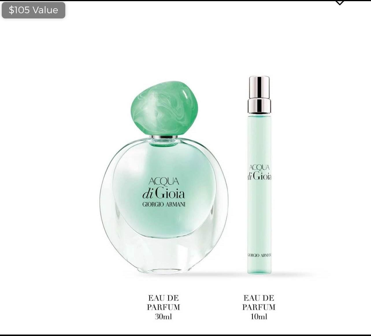 GIORGIO ARMANI ACQUA di Gioia parfum set