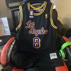 Kobe Bryant La Lakers Purple And Gold HWC SWINGMAN jersey 2xl