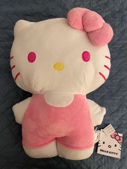 Hello Kitty Pink Plush Cuddle Pillow Buddy