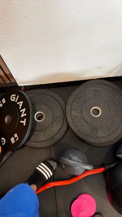 Giant weight lifting plates