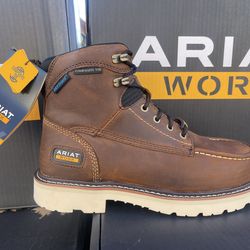 Ariat Work Boots Rebar Lift 6 Composite Toe Waterproof  Size 9
