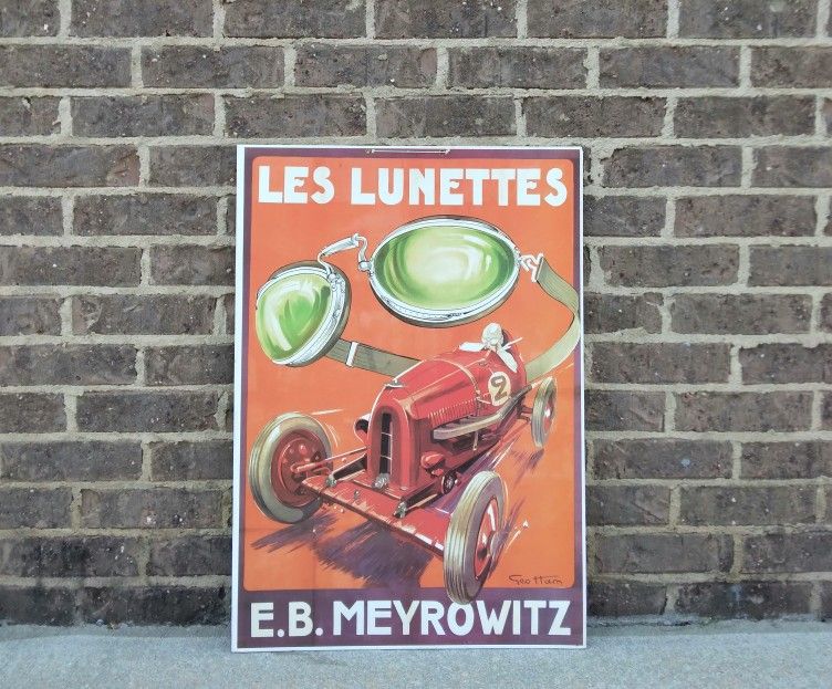 Vintage E.B. Meyrowitz Advertisement Geo Ham Poster