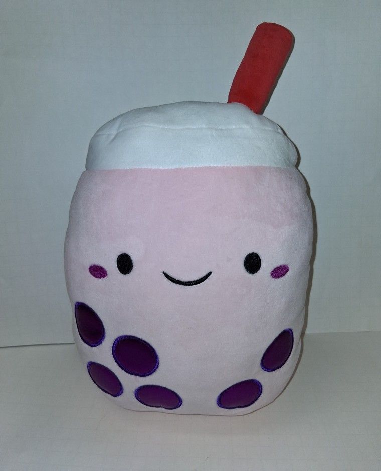 2024 Animal Adventure pink bubble tea plushie toy $5 FIRM