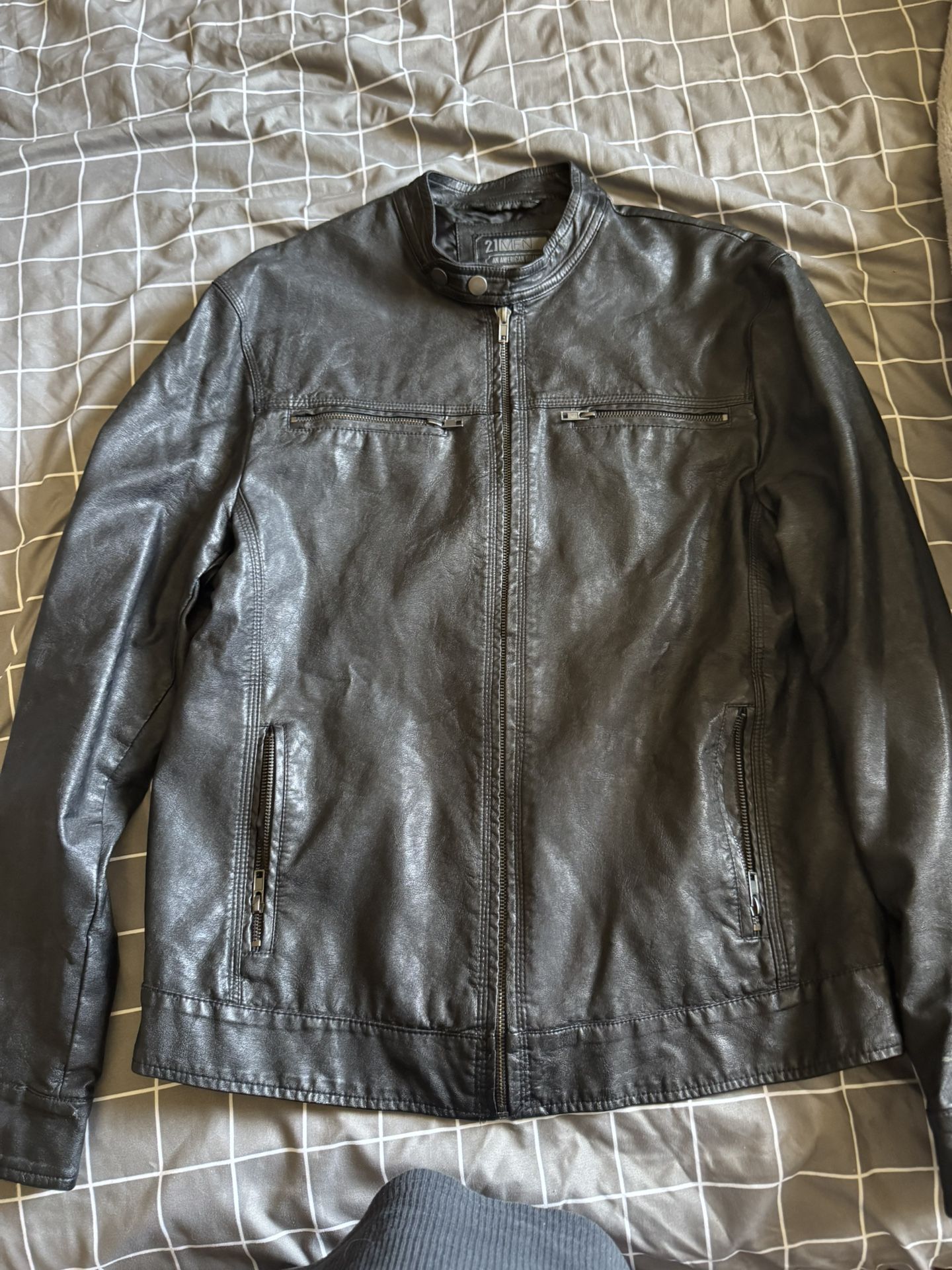 Forever 21 mens Biker Jacket large