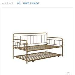 dorel metal daybed with trundle
