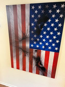 American Flag Eagle Wall Art