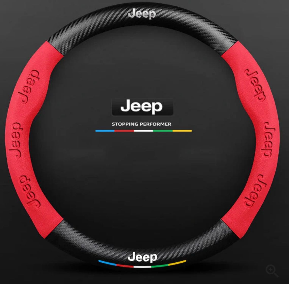 Steering Wheel Cover Logo Jeep