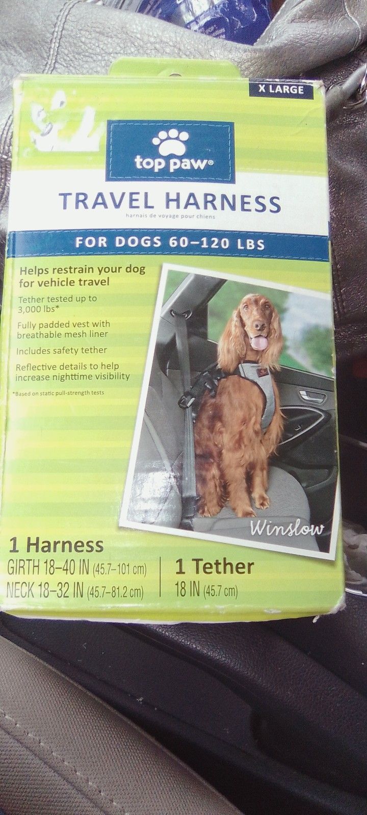 Travel Harness X LG 60-120lbs