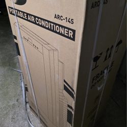 Portable Air Conditioner Cools 500 Sq. Ft. with Dehumidifier, Remote, and Filter