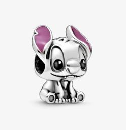 PANDORA × DISNEY LILO & STITCH SLIDE ON CHARM WITH CHARM BOX AND POUCH!