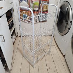 4 tier wire organizer basket shelf 