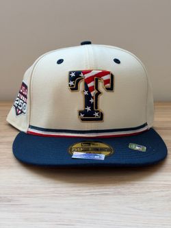 MLB 250 Fourth of July 59FIFTY fitted hats Texas Rangers