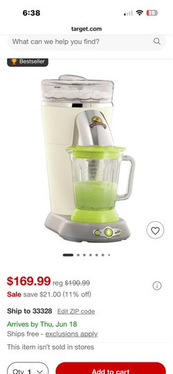 Margaritaville frozen concoction maker