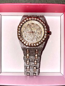 Moissanite AP Style Iced Out Watch