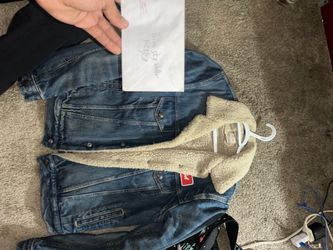 Small Ralph Lauren Sherpa lined denim