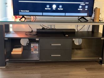 Used Glass Top Tv Stand