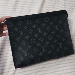Louis Vuitton Monogram Eclipse Pochette Voyage MM
