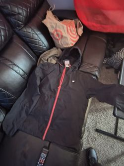 Quicksilver Black Jacket Size Medium