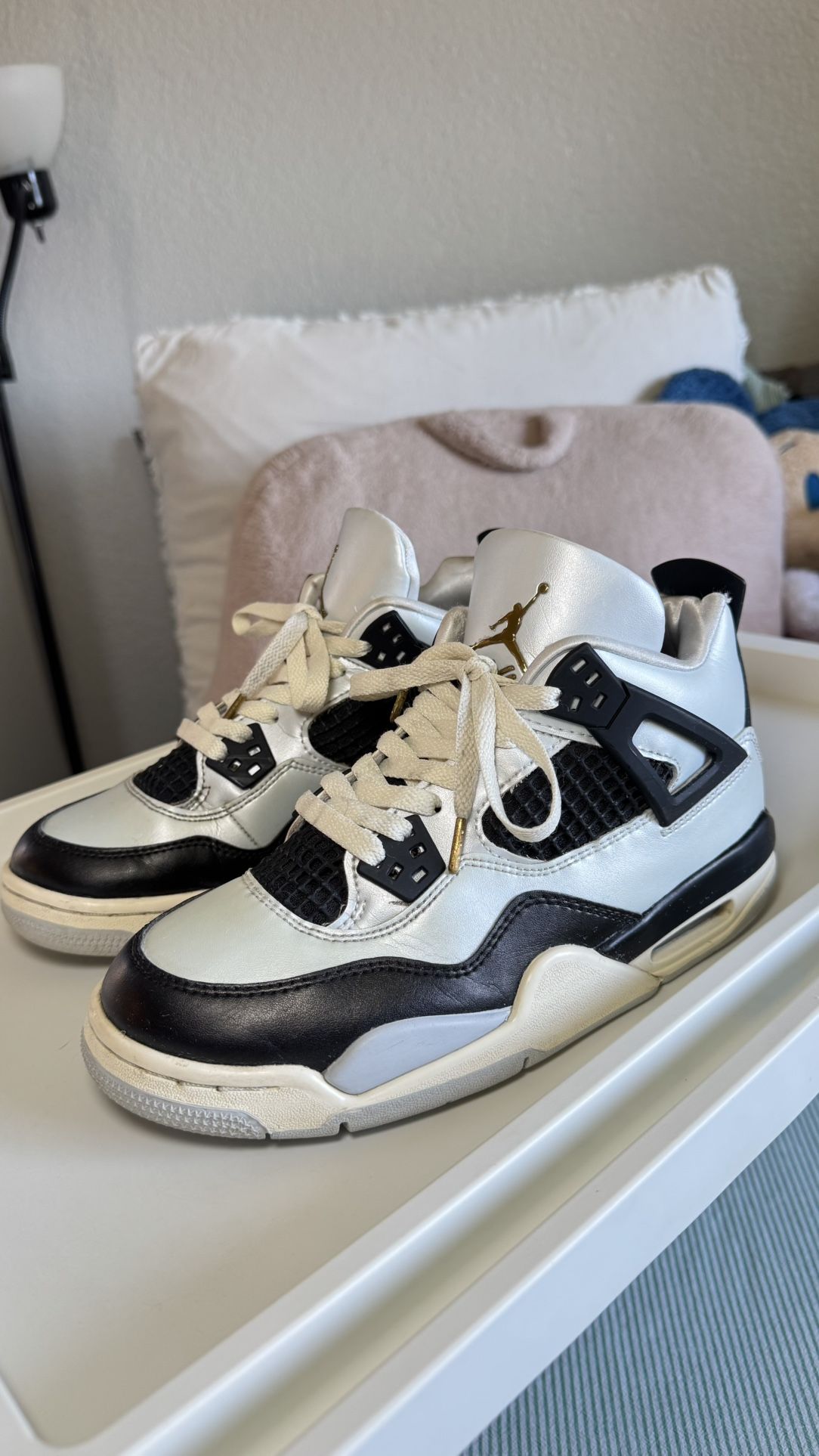 Jordan 4 Retro Platinum Gold (GS 5Y)