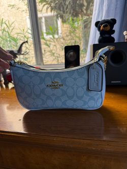 Coach signature shoulder purse