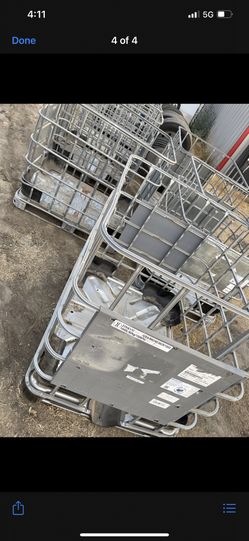 Water Tote Metal Cage