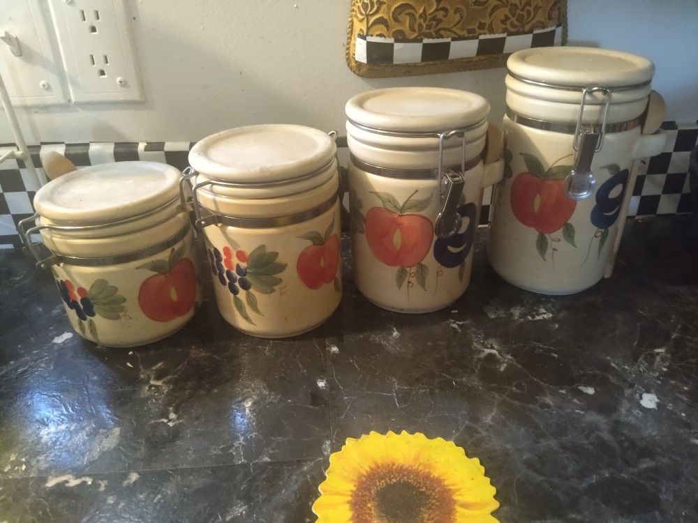 Vintage Ceramic Canisters