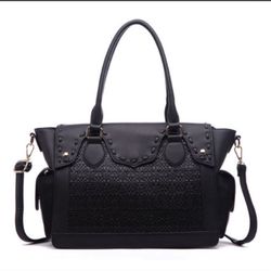 Black Classic Satchel Bag