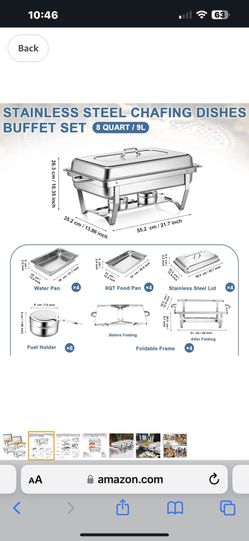 Stainless Steel Restaurant Style Serving Trays
