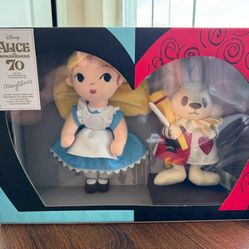 Disney Alice In Wonderland By Mary Blair Plush Set – Limited Release
