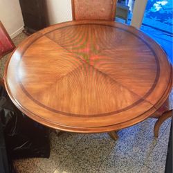 Dining table with four chairs