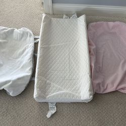 Pottery Barn Kids Changing Pad & Two Covers  -Excellent Condition