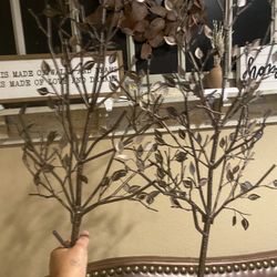 Iron Tree Leaves Stand 