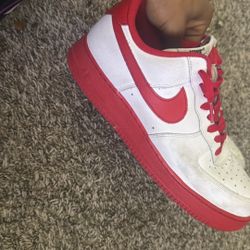 Red And White Nike Shoes 