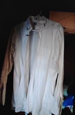 A Nice White Long Sleeve Button Down Top 