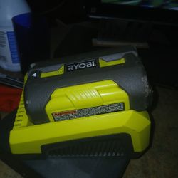Ry0bi 40 V Lithium Battery And Charging Box