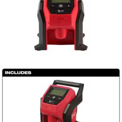 M12 12-Volt Lithium-Ion Cordless Electric Portable Inflator (Tool-Only)
