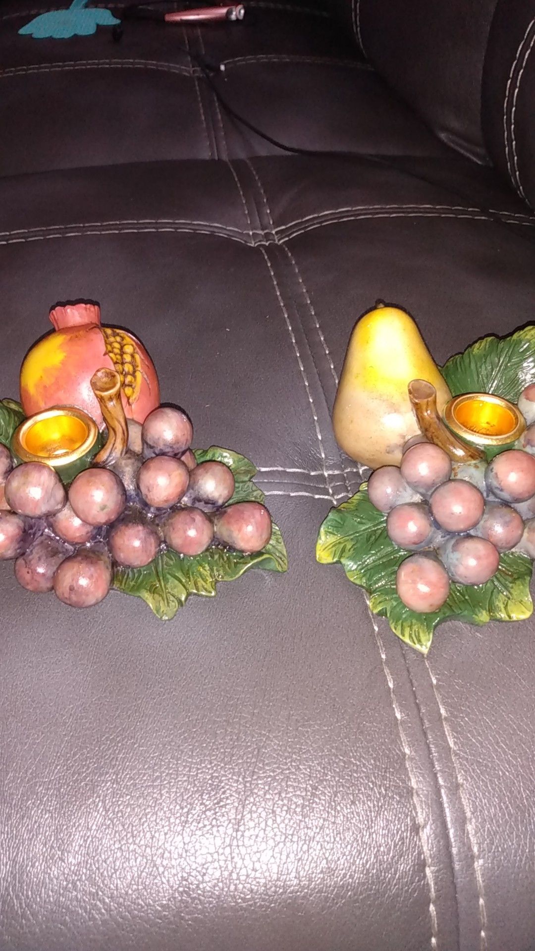 Fruit candle holders