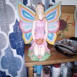 and painted fairy from the trash can no matter