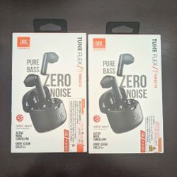 JBL Tune Flex True Wireless Noise Cancelling  Earbuds Black