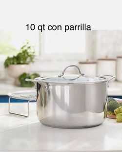 Princess house olla de 10 qts con parrilla