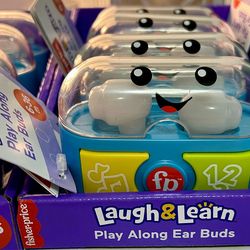 Fisher-Price Laugh & Learn Ear Buds Toy – Lights & Sounds (NEW)