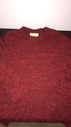 Red black stitching sweater medium luxury designer hoodie jacket supreme bape top outerwear