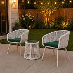 3pc Outdoor Patio Furniture Set 