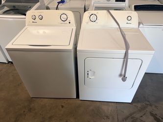 Amana washer and dryer set large Capacity electric