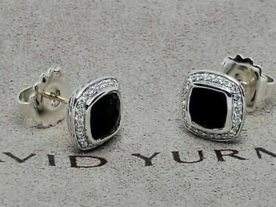 David Yurman Black Onyx Petite Albion Earrings